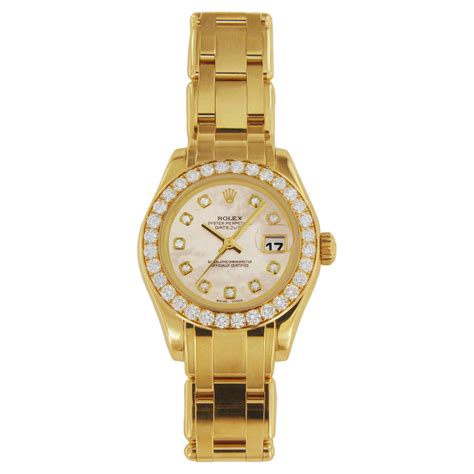 rolex pearlmaster gold|Rolex pearlmaster watches for women.